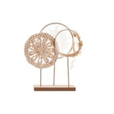 DKD Home Decor Dekorativna figura DKD Home Decor Naravna kovina Bela MDF les (32 x 6 x 38,5 cm)