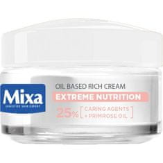 Mixa Extreme Nutrition Oil-based Rich Cream krema za obraz za občutljivo, zelo suho kožo 50 ml za ženske
