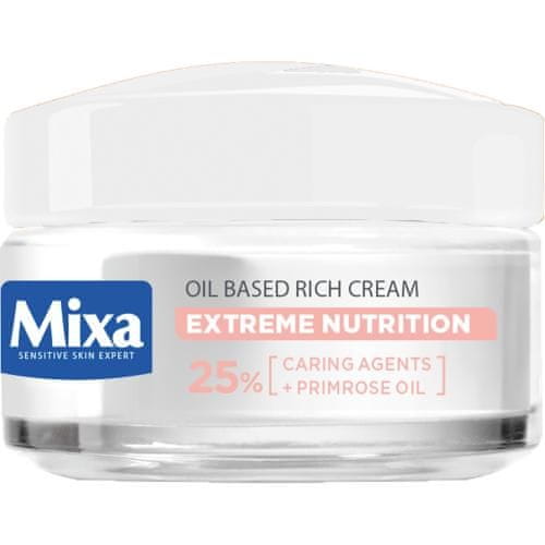 Mixa Extreme Nutrition Oil-based Rich Cream krema za obraz za občutljivo, zelo suho kožo za ženske