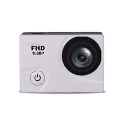 PRO 1080P Full HD Wi-Fi 12Mpx vodoodporna širokokotna športna kamera + dodatna oprema bela