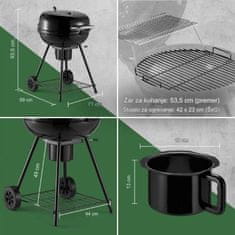 VonHaus Kettle BBQ žar na oglje