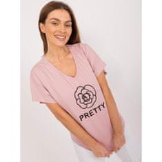 FANCY Ženska bluza s potiskom roza FA-BZ-9343.38_407188 Univerzalni