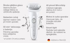 Braun Silk-épil 9-341 epilator, belo-srebrn