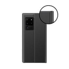 HURTEL Etui ovitek Sleep Case iz eko usnja za Samsung Galaxy A02s EU črn