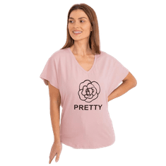 FANCY Ženska bluza s potiskom roza FA-BZ-9343.38_407188 Univerzalni