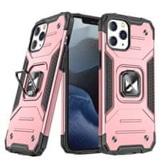 HURTEL Etui ovitek robusten Ring Armor za iPhone 13 Pro Max roza