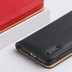 HURTEL Etui ovitek Genuine Leather za Samsung Galaxy S22 + črn