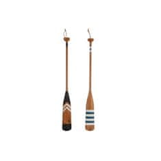 DKD Home Decor Dekorativna figura DKD Home Decor Brown Multicolor Paddle (9 x 2 x 90 cm) (2 enoti)