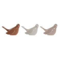 DKD Home Decor Dekorativna figura DKD Home Decor Porcelan ptica (13,3 x 6,6 x 8,4 cm) (3 kosi)