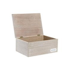 DKD Home Decor Okrasna škatla DKD Home Decor Natural MDF White (24 x 17 x 10 cm)