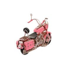 DKD Home Decor Dekorativna figura DKD Home Decor Silver Pink Metal Motorbike Green Vintage (19 x 8 x 11,5 cm) (3 enote)