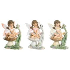 DKD Home Decor Dekorativna figura DKD Home Decor Resin Multicolor Fairy Shabby Chic (10,5 x 8,5 x 14 cm) (3 enote)