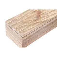 DKD Home Decor Okrasna škatla DKD Home Decor Natural Wood (21 x 8 x 8 cm)