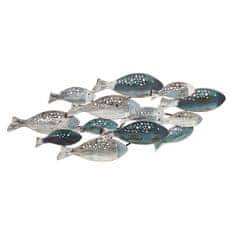 DKD Home Decor Stenska dekoracija DKD Home Decor Metal Multicolor Sailor Fish (90 x 5,5 x 37 cm)