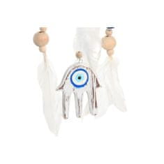 DKD Home Decor Viseča dekoracija DKD Home Decor Blue White Feather Mediterranean (14 x 5 x 45 cm) (2 enoti)