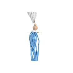 DKD Home Decor Viseča dekoracija DKD Home Decor Blue White Recycled Wood Mediterranean (14 x 5 x 45 cm) (2 enoti)