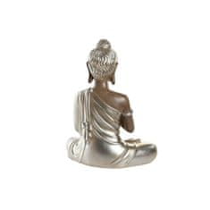 DKD Home Decor Dekorativna figura DKD Home Decor Silver Golden Buddha Resin Oriental (20 x 12,3 x 25,5 cm) (2 enoti)