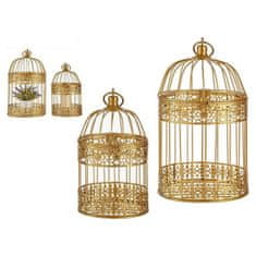 Gift Decor Komplet kletk Golden Metal (2 kosa)