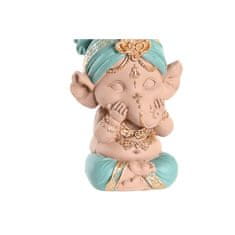 DKD Home Decor Dekorativna figura DKD Home Decor Modra roza rumena smola (7,5 x 6,5 x 9 cm) (3 enote)