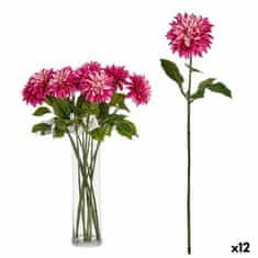 BigBuy Dekorativni cvet Dahlia 15 x 72 x 15 cm Vijolično zelena (12 enot)