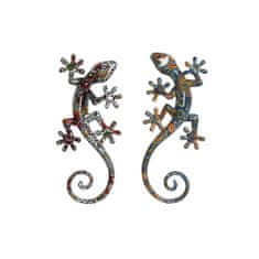 DKD Home Decor Dekorativna figura DKD Home Decor 24 x 10 x 4 cm Multicolor Modern Lizard (2 enoti)