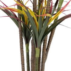 BigBuy Okrasna rastlina 70 x 75 x 180 cm Rdeče zelena PVC Yucca