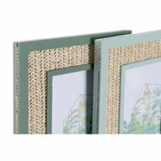 DKD Home Decor Okvir za fotografije DKD Home Decor polipropilen Tropical MDF Wood (2 kosa) (18 x 1,5 x 23 cm)