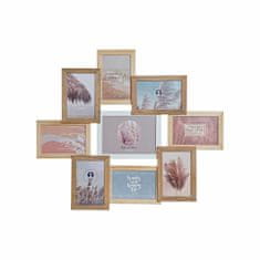 Miramarket Okvir za fotografije DKD Home Decor Kristal Naraven Rjava Les MDF Boho (58 x 2 x 50 cm)