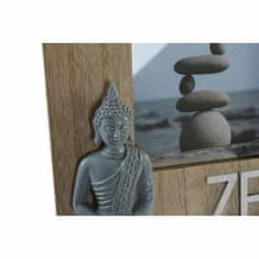 DKD Home Decor Okvir za fotografije DKD Home Decor Grey Wood Brown White Resin Oriental (20 x 3 x 25 cm) (2 enoti)