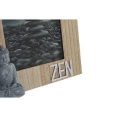 DKD Home Decor Foto okvir DKD Home Decor Grey Wood Brown White Resin Oriental (24 x 3 x 29 cm) (2 enoti)