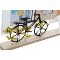 DKD Home Decor Foto okvir DKD Home Decor Bicycle Wood White Natural Aluminium MDF Wood (44 x 5 x 29 cm)