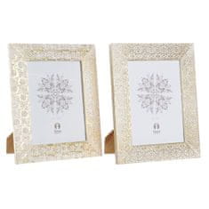 DKD Home Decor Foto okvir DKD Home Decor Aluminij Mango les (22 x 1,5 x 27 cm) (2 enoti)