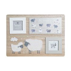 DKD Home Decor Foto okvir DKD Home Decor Natural White Baby Ship MDF Wood (36 x 2 x 26 cm)