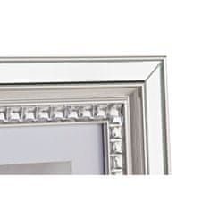 Miramarket Okvir za fotografije DKD Home Decor Kristal Srebrna Zlat PS (35 x 2 x 28 cm) (2 kosov)