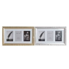 DKD Home Decor Foto okvir DKD Home Decor Crystal Silver Golden Bright PS Traditional (43 x 1,5 x 25 cm) (2 enoti) (12 enot)