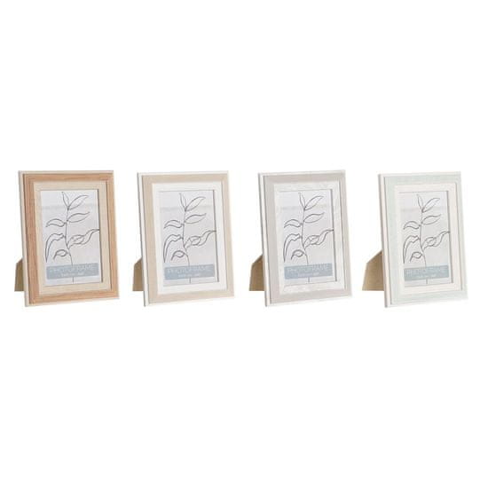 DKD Home Decor Foto okvir DKD Home Decor Beige Green PS Skandinavski (15 x 1,5 x 20 cm) (4 enote)