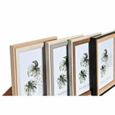 DKD Home Decor Foto okvir DKD Home Decor Black Grey Brown White Tropical MDF Wood (20 x 1,5 x 25 cm) (4 enote)