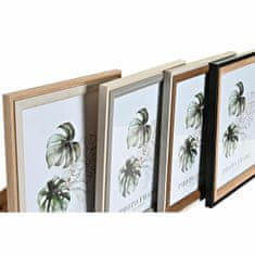 DKD Home Decor Foto okvir DKD Home Decor Black Grey Brown White Tropical MDF Wood (25 x 1,5 x 30 cm) (4 enote)