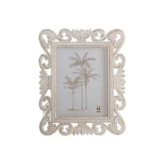 DKD Home Decor Okvir za fotografije DKD Home Decor White Wood Crystal MDF Wood 32 x 1,5 x 37 cm