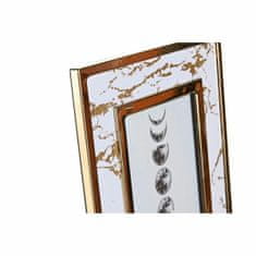 DKD Home Decor Foto okvir DKD Home Decor Nerjaveče jeklo Beli marmor PU (22,5 x 1 x 17,5 cm)