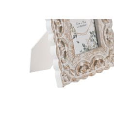 Miramarket Okvir za fotografije DKD Home Decor Kristal Bela Les MDF Shabby Chic (20 x 1,5 x 25 cm)