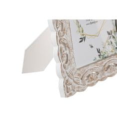 Miramarket Okvir za fotografije DKD Home Decor Kristal Bela Les MDF Shabby Chic (30 x 1,5 x 35 cm)