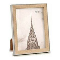 Gift Decor Foto okvir 78429 Silver 17,5 x 2 x 22,5 cm 17,7 x 22,5 x 2 cm Brown Plastic Glass (15 x 20 cm)