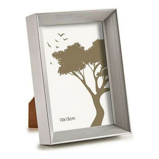 Gift Decor Foto okvir 78439 12,2 x 3,5 x 17,3 cm Srebrna Plastika Steklo