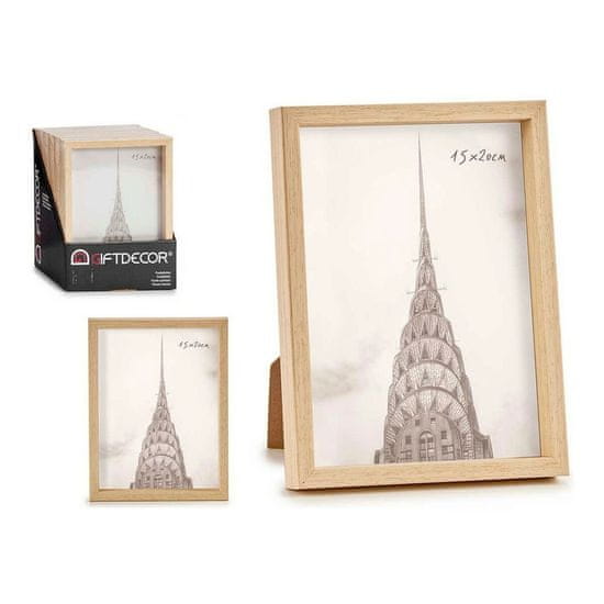 Gift Decor Foto okvir 16,5 x 2 x 21,6 cm 17,7 x 22,5 x 2 cm Rjava plastika (16,5 x 2 x 21,6 cm)