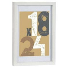 Gift Decor Stenski foto okvir 88748 Bela 24 x 2,5 x 32,5 cm MDF Les (1 uds)