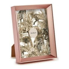 Gift Decor Foto okvir 78448 Copper 15 x 3,3 x 20 cm Pink Plastic Glass (1 uds) (15,3 x 3,3 x 20,3 cm)