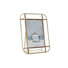 DKD Home Decor Foto okvir DKD Home Decor Crystal Golden Metal Transparent Romantic (20 x 6 x 23 cm)