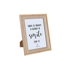 DKD Home Decor Foto okvir DKD Home Decor Crystal Natural Beige MDF Wood Boho (19,5 x 2 x 24,5 cm)