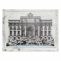 DKD Home Decor Slikarstvo DKD Home Decor Roma Fontana Di Trevi Pariz (80 x 3,5 x 60 cm)